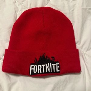 Red Fortnite beanie